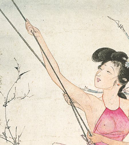 全椒-胡也佛的仕女画和最知名的金瓶梅秘戏图